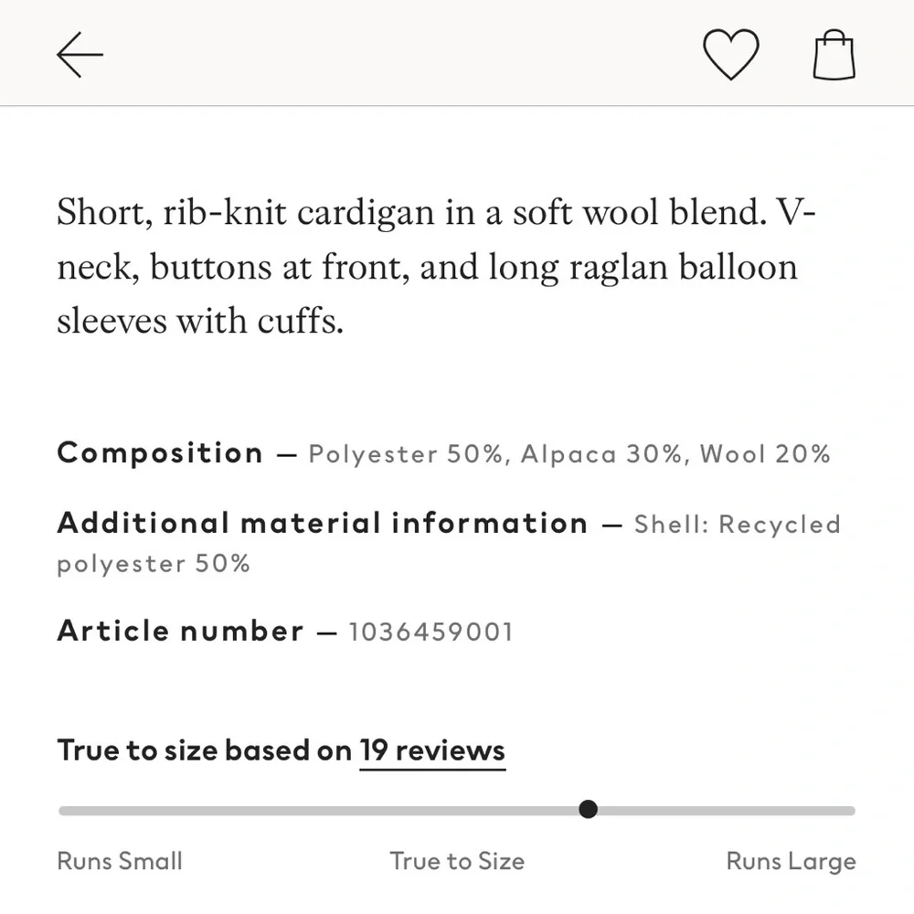 H&M Chunky Knit Cardigan - Picture 6 of 6